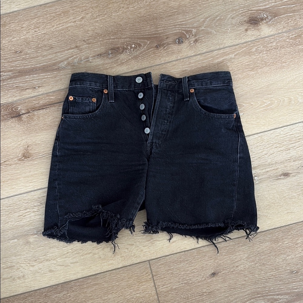 Levi’s Black Denim Women's Shorts